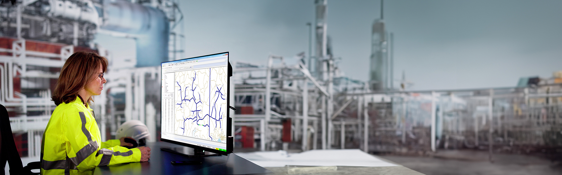 Pipeline information displayed digitally