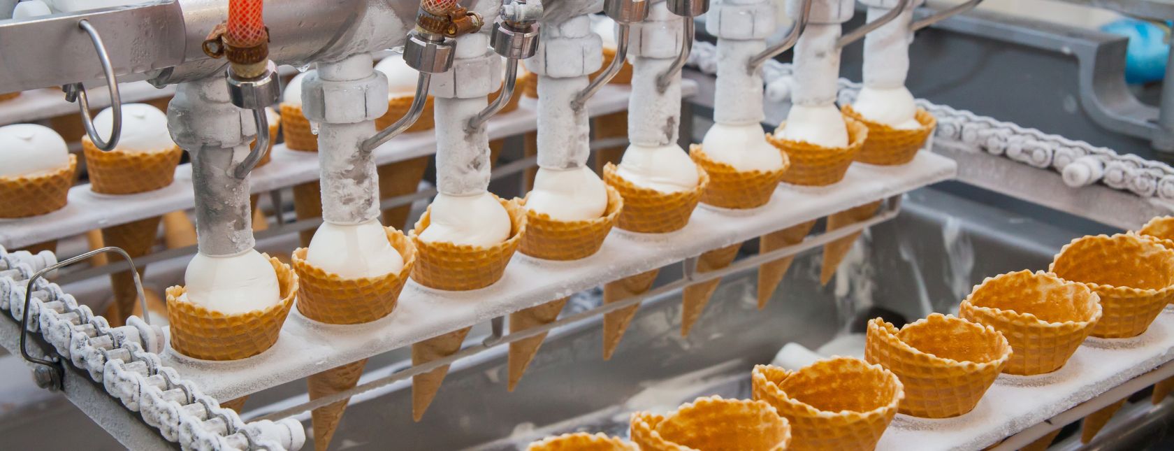 Linha de produção de alimentos