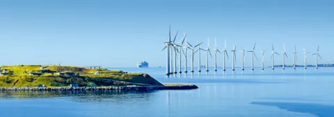 Offshore wind turbines, land and ship