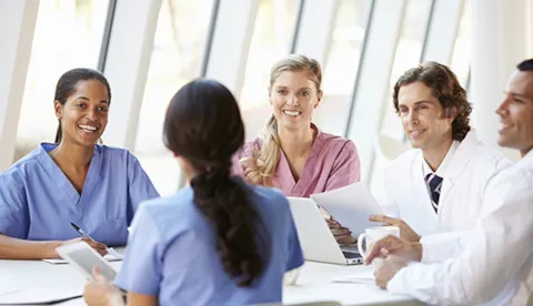 Treinamento na área da saúde