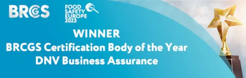 BRCGS award of Certification Body of the year