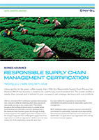 Responsible Supply Chain Management Certification