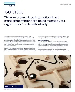 Risk Management service flyer